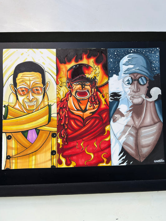 Kizaru x Akainu x Aokiji