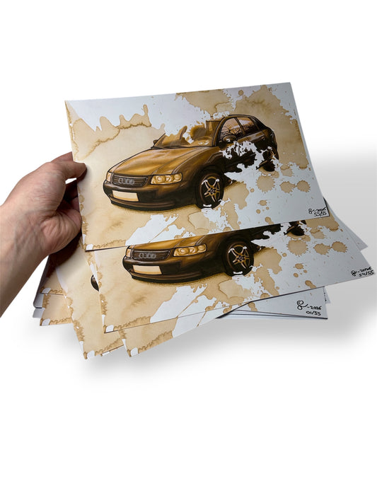 Audi café Edition - Tirage limité signé ( 55 exemplaires)