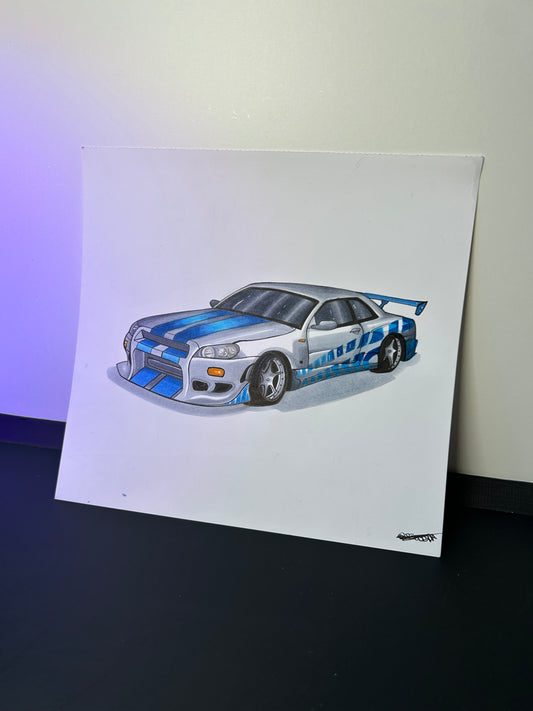 Nissan GTR R34 (modèle fast&furious)