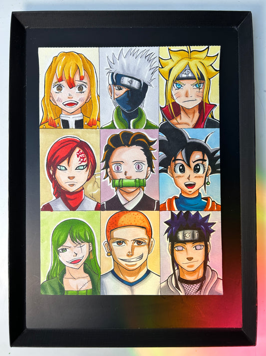 Personnages d'animé version féminin