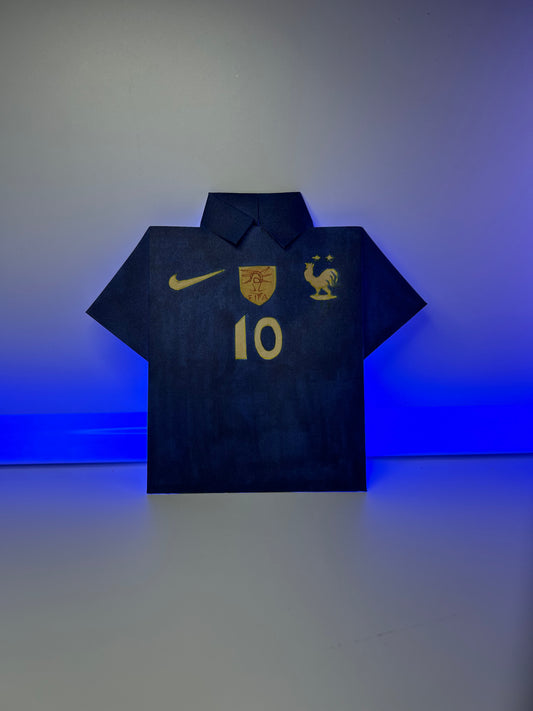 Maillot de l'EDF coupe du monde 2022 en Origami