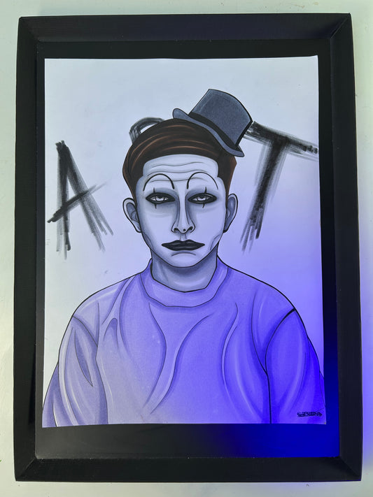 Sachartist en Art le clown